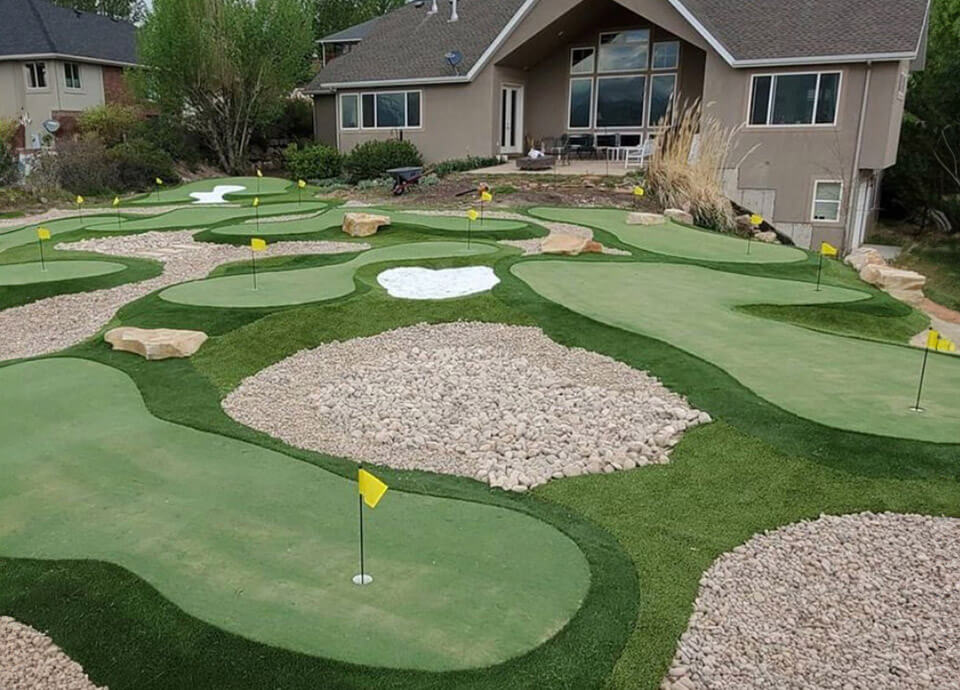 backyard putting course